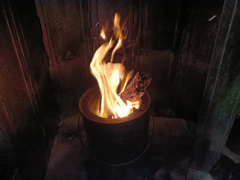 2回使っただけのイマイチな焚火台の画像