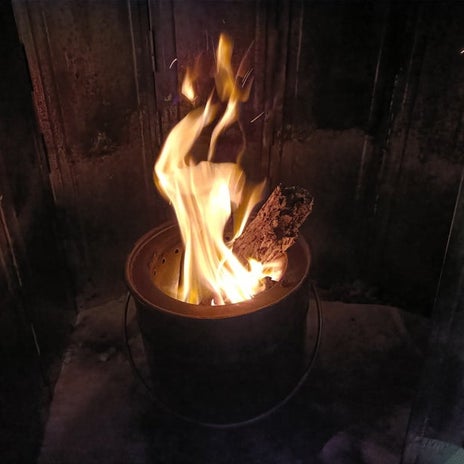 2回使っただけのイマイチな焚火台の画像