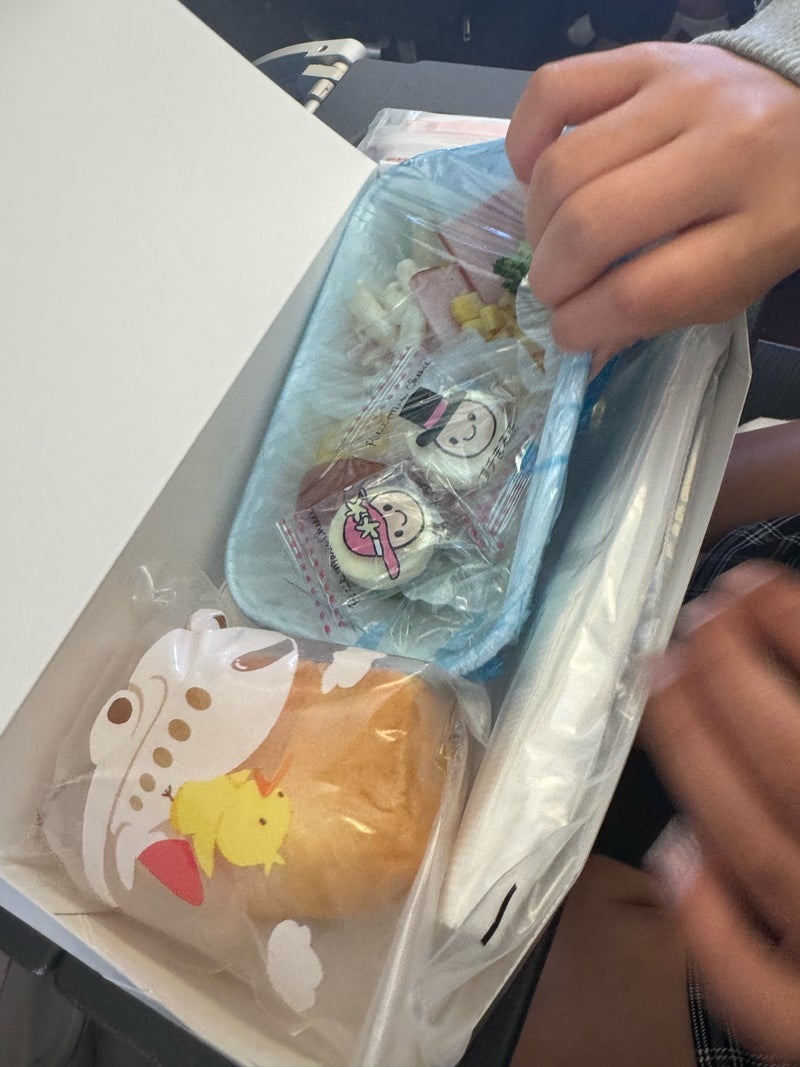 飛行機遅延で予定変更した昼ご飯の画像
