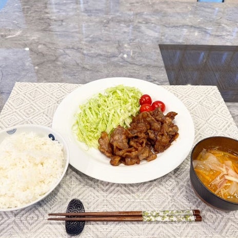堀ちえみ 息子のガッツリ生姜焼きの画像