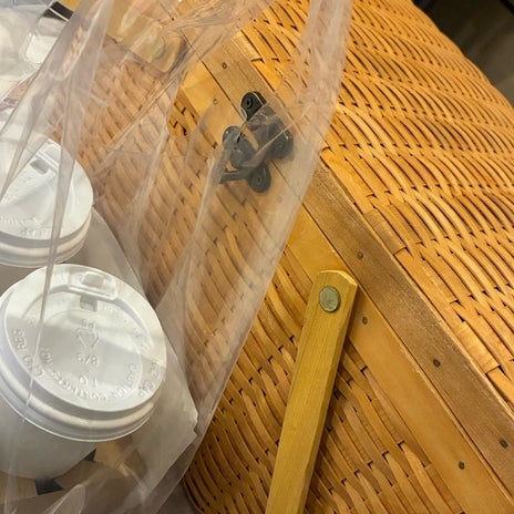 部屋に届く限定プランの朝食の画像