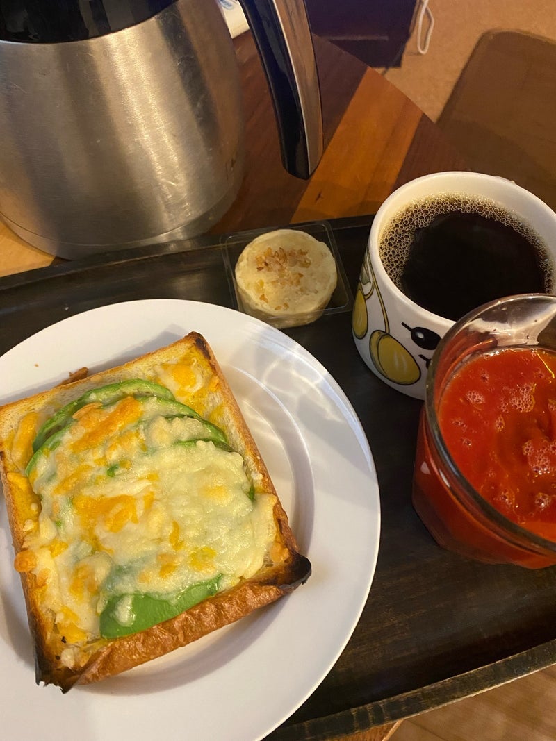 たんぱく質が少なめだった朝食の画像