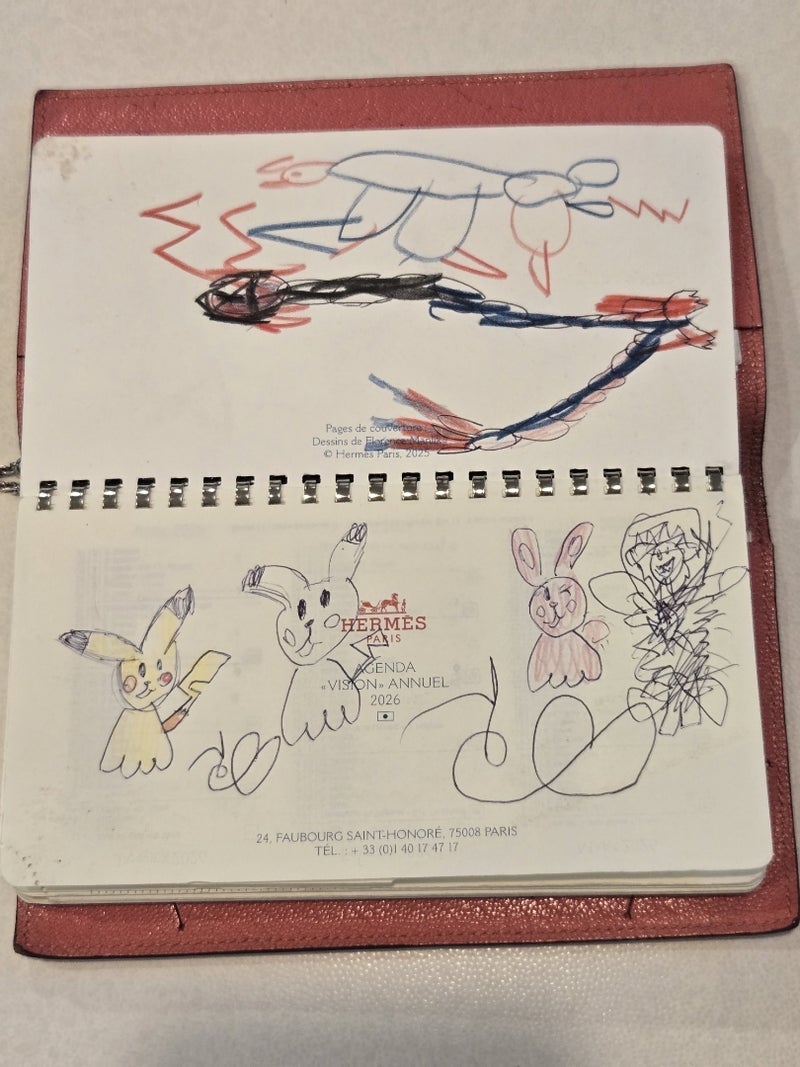 孫達に手帳に書いてもらった宝物の画像
