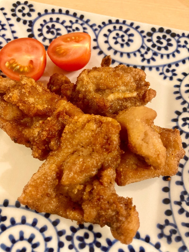 はしのえみ 参鶏湯と娘用の唐揚げの画像