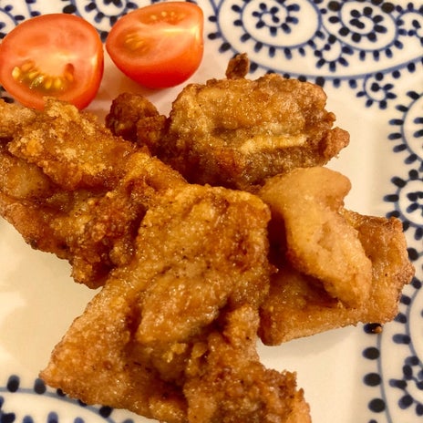 はしのえみ 参鶏湯と娘用の唐揚げの画像