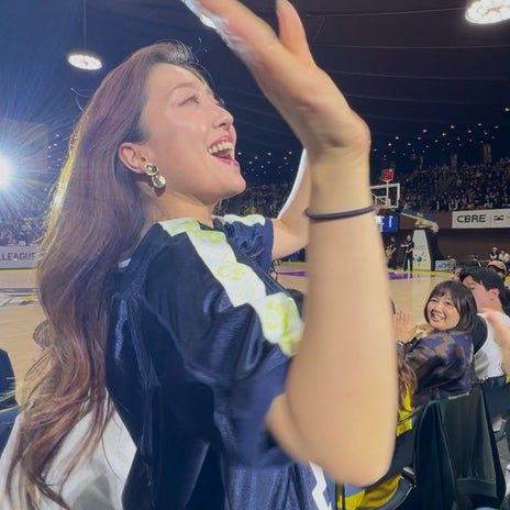 平原綾香 感激した初のバスケ観戦の画像
