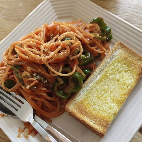 朝から大不評だったナポリタンの画像