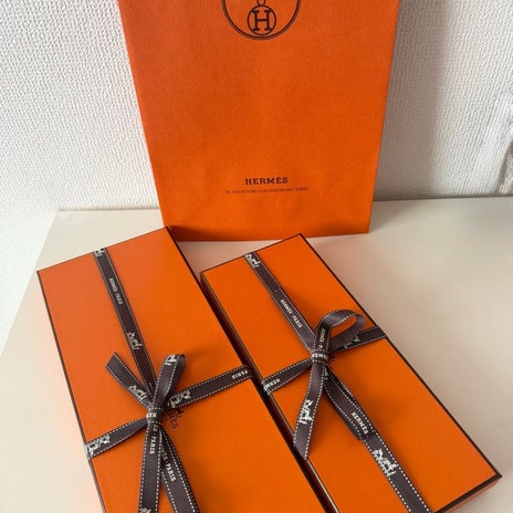 エルメスで選んだ還暦のお祝いの品の画像