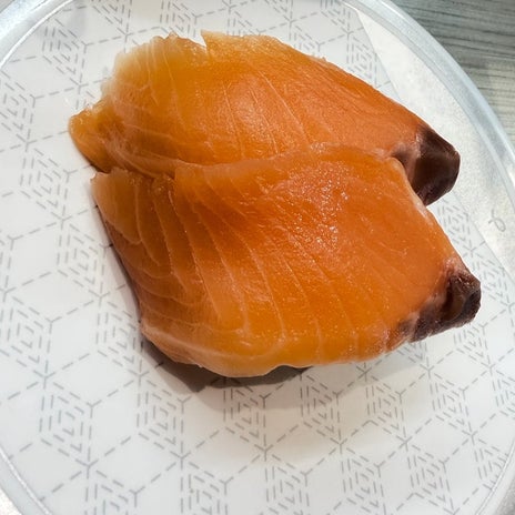はま寿司の早朝営業店での朝食の画像