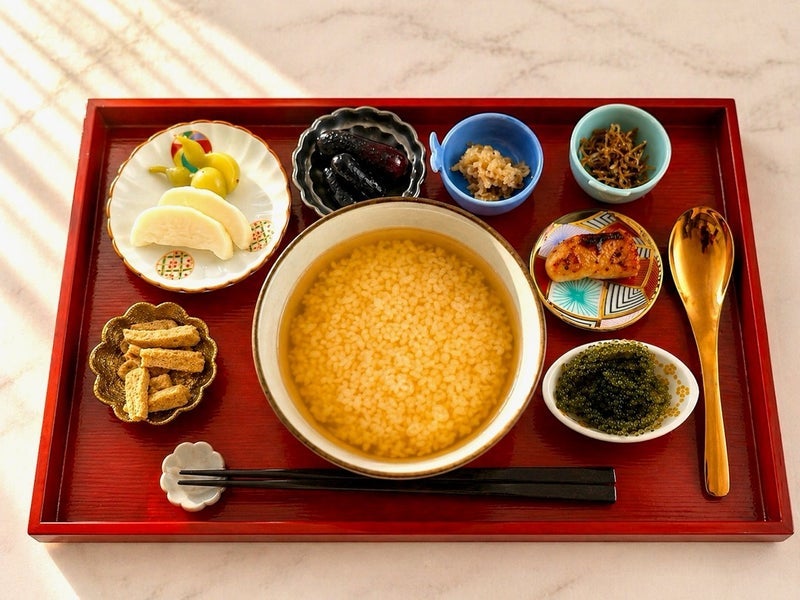 母直伝の夫のための出汁茶漬け膳の画像