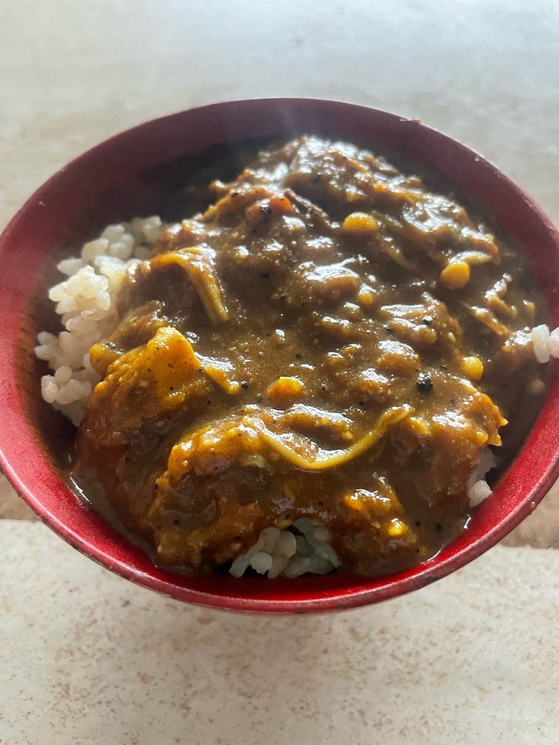 團十郎 稽古を終え二人でカレーの画像
