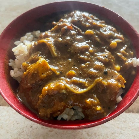 團十郎 稽古を終え二人でカレーの画像