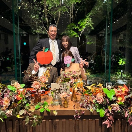堀ちえみ 結婚式で夫の目にも涙の画像