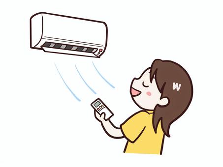 女房に却下された部屋のエアコンの画像