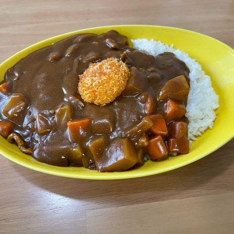 4種のルーで作った1口カツカレーの画像