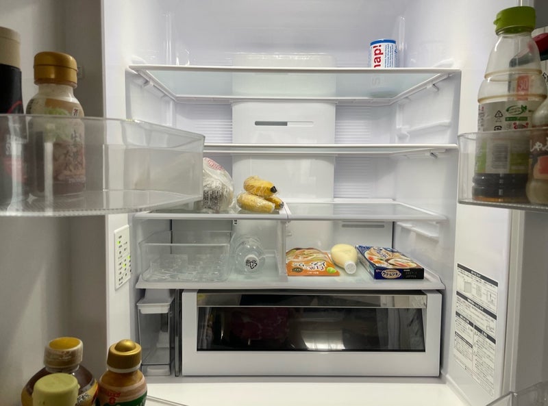 17年の進化を感じる冷蔵庫の広さの画像