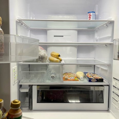 17年の進化を感じる冷蔵庫の広さの画像