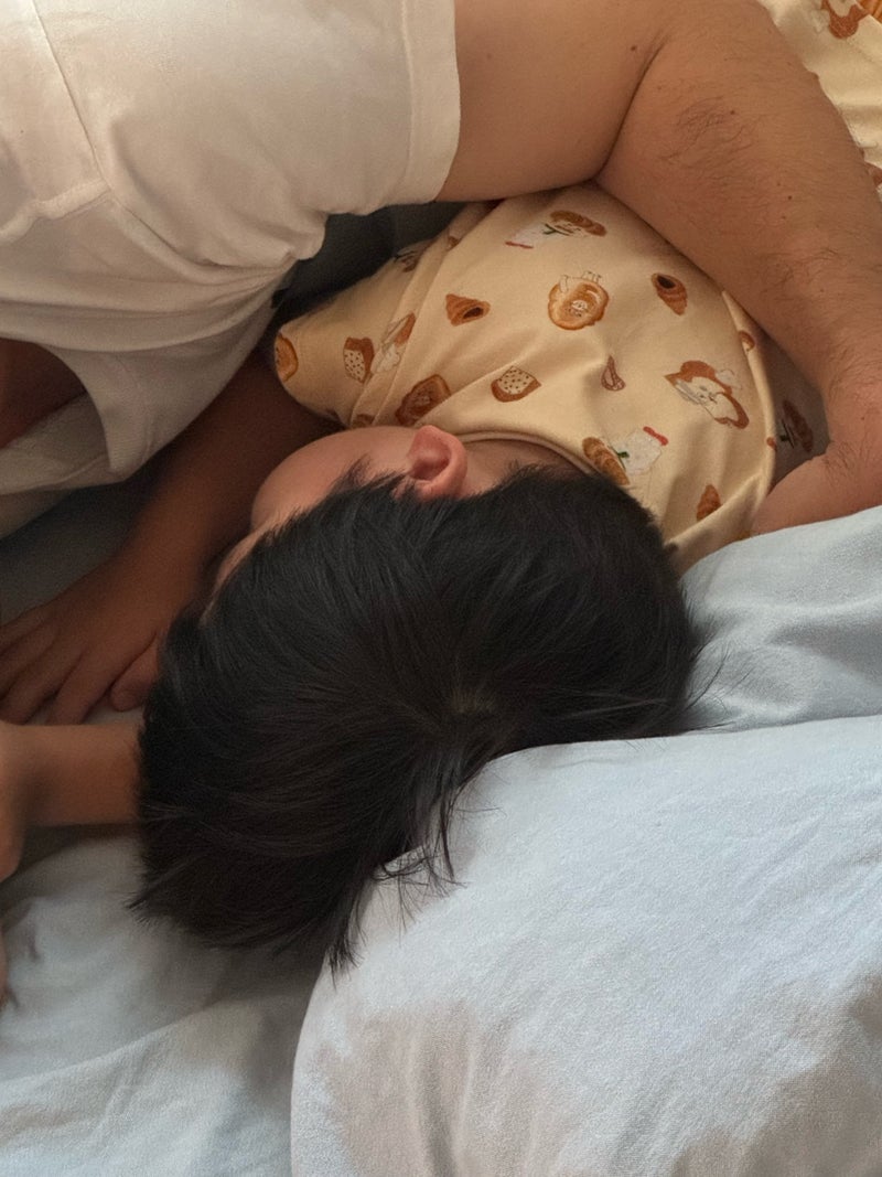 だいた 昨晩盛り上がった夫と息子の画像