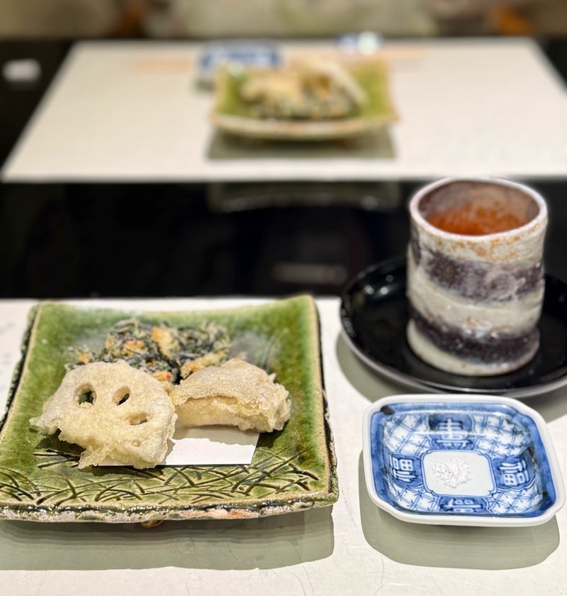 大満足だった鴨の治部煮と天ぷらの画像