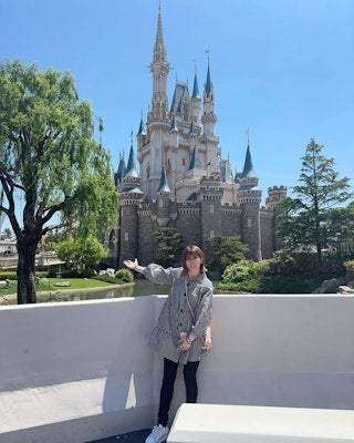 吉田沙保里 久々のTDLを満喫