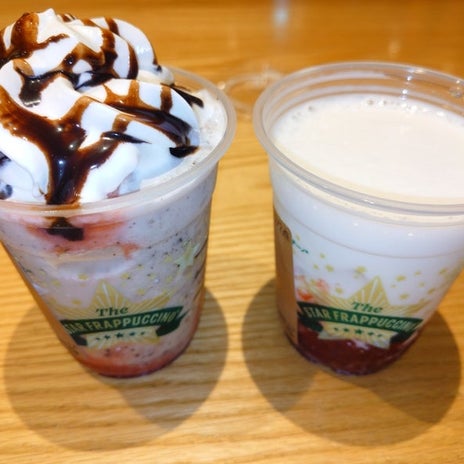 ジャムを混ぜただけでできる飲物の画像
