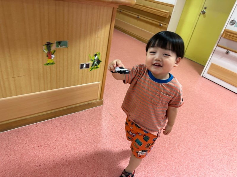 桃 半年が経過し息子の術後検診の画像