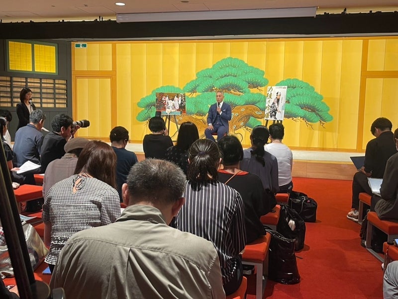 團十郎 取材会後に茨木の稽古の画像
