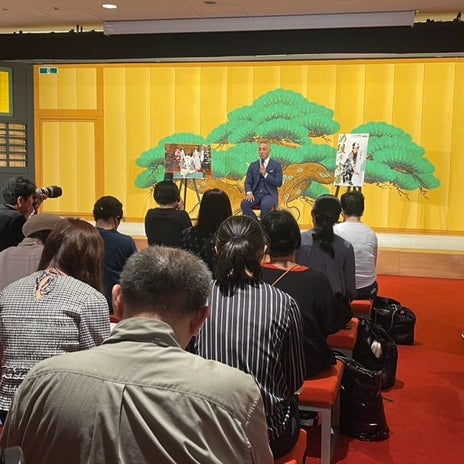 團十郎 取材会後に茨木の稽古の画像