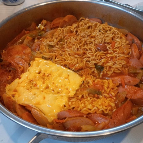 旦那が作り辛くて痛くなった夕飯の画像