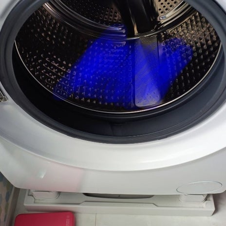 使ってないのに水が溜まる洗濯機の画像
