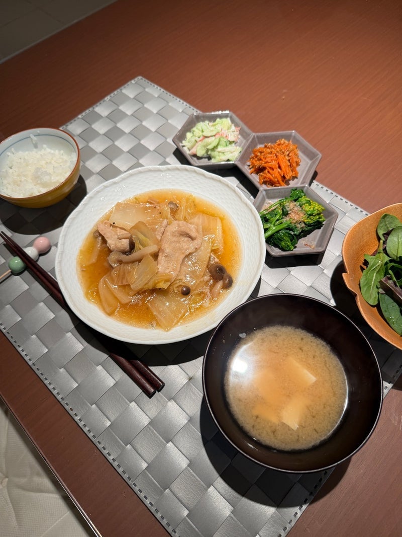 柏木由紀子 白菜と豚肉の中華風献立の画像