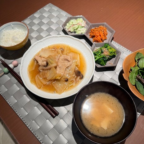 柏木由紀子 白菜と豚肉の中華風献立の画像