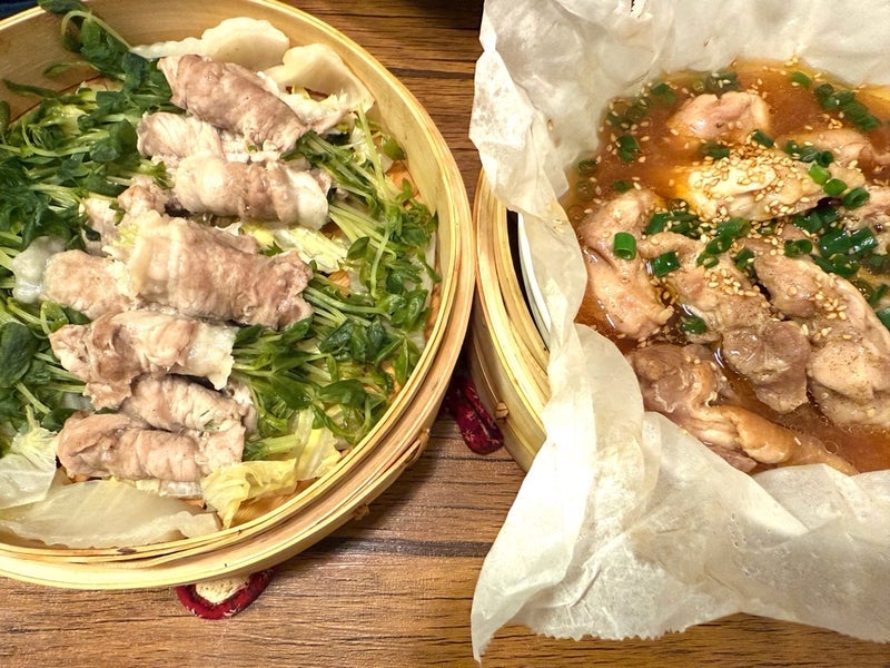 尾崎アナ 料理が楽になった蒸篭