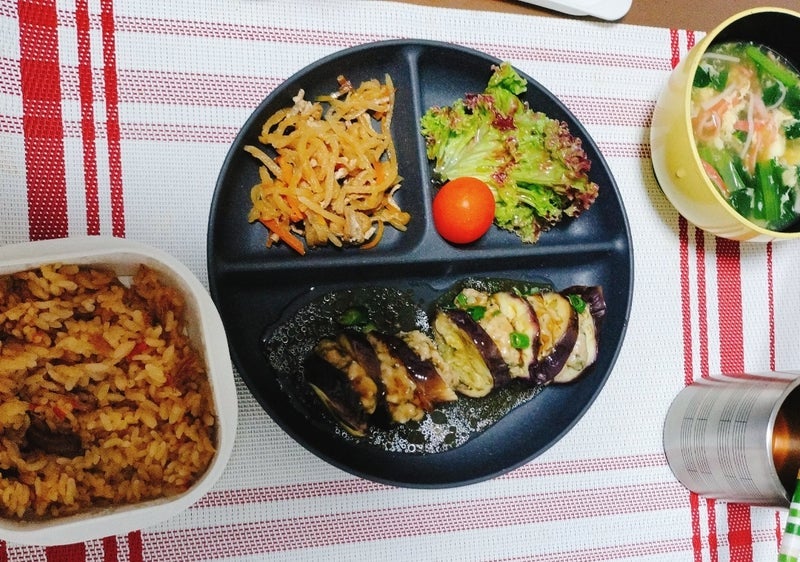 大きなお腹で頑張った自炊のごはんの画像