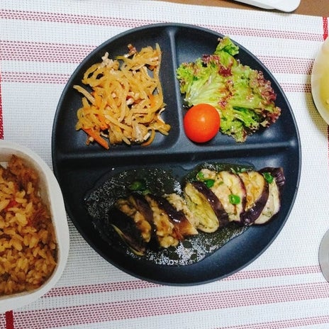 大きなお腹で頑張った自炊のごはんの画像
