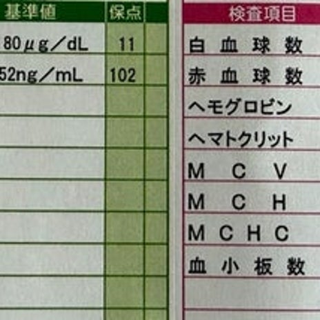 加齢だと思っていた息切れと貧血の画像