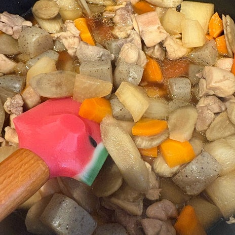 急いで用意した大好きな筑前煮の画像
