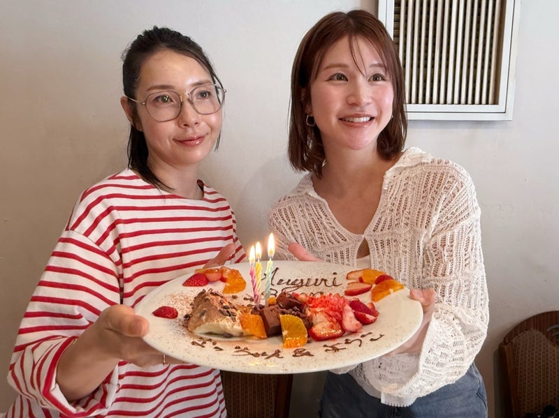 サプライズでいただいたプレートの画像