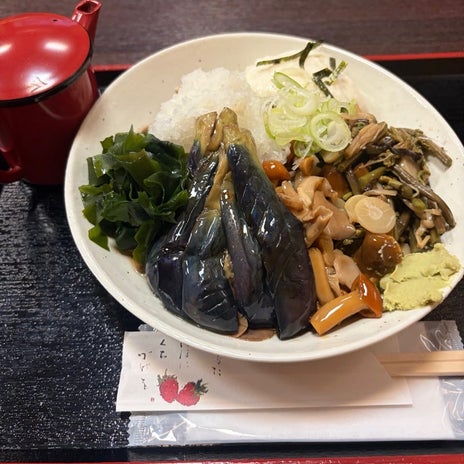ヒデ 揚げナスそばと外せない4品の画像