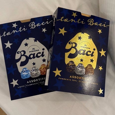 戸田恵子 ローマで買ったチョコやお茶の画像