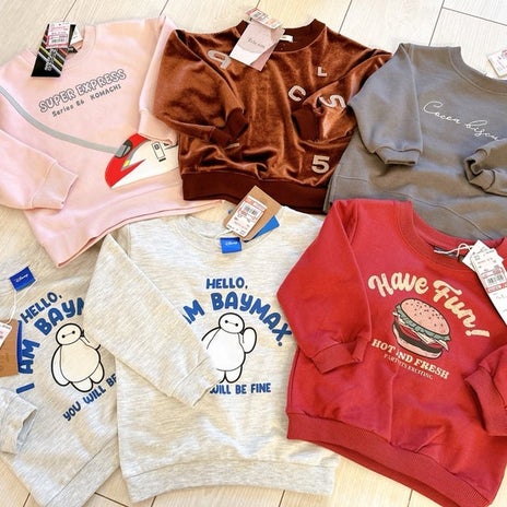 値下げで330円の息子のトレーナーの画像