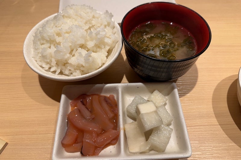 丸亀運営の店で塩辛食べ放題の画像