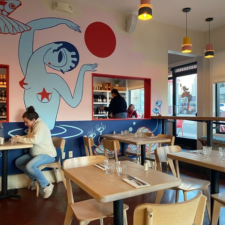 野沢直子 近所のフレンチでステーキの画像