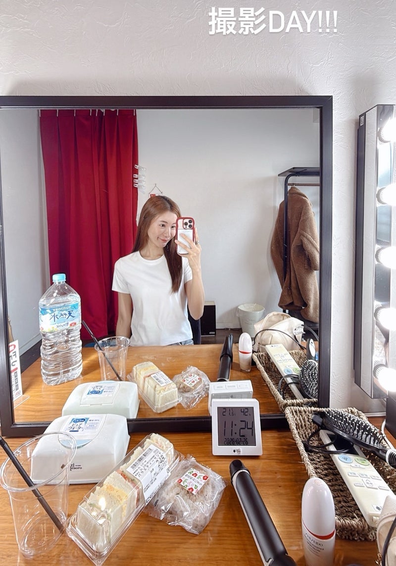 撮影から帰ってきてからのお散歩の画像