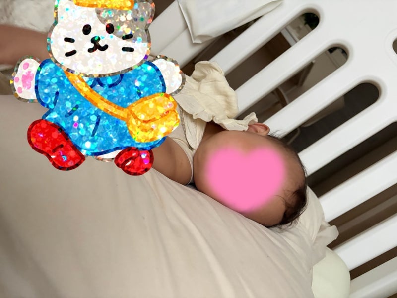 ネイボール 可愛すぎる娘の寝顔の画像