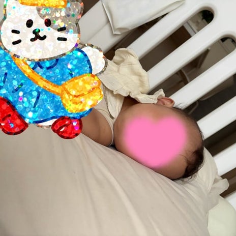 ネイボール 可愛すぎる娘の寝顔の画像