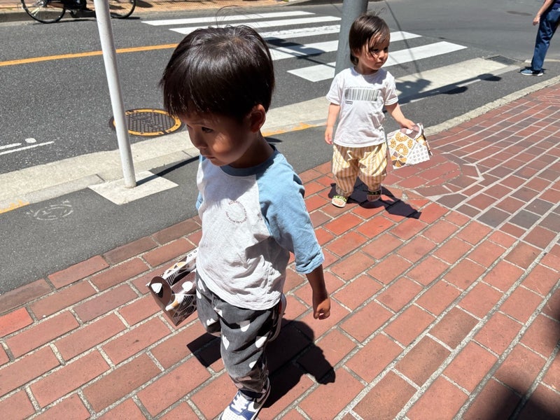 美優 息子達と初めてのおつかい風の画像
