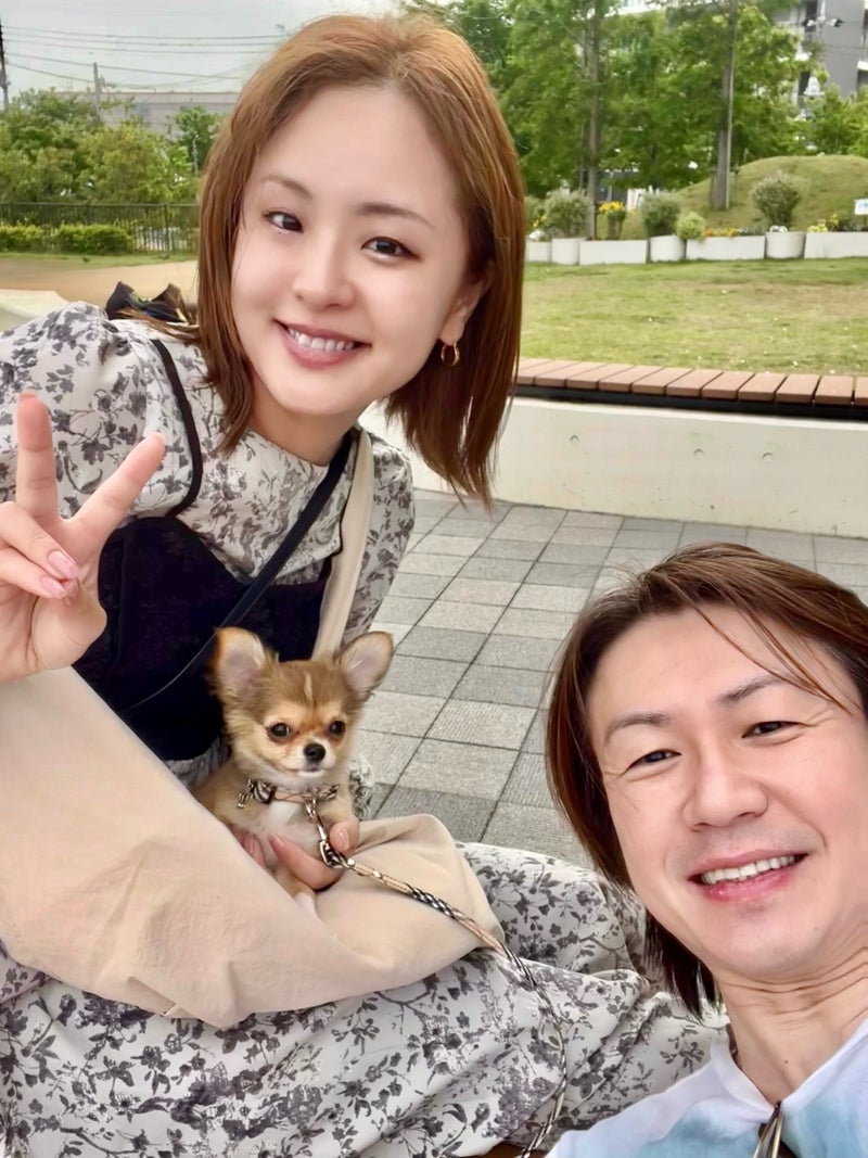 城咲仁 初めて人混みで愛犬散歩
