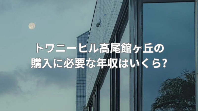 年収800万円以上が目安の戸建て購入の画像