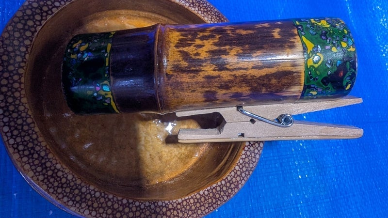 放置していたタナゴの竿休め制作の画像